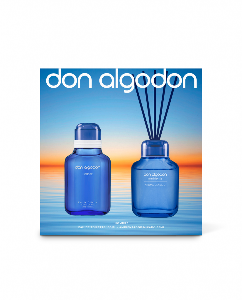 set don algodón hombre eau de toilette y mikado