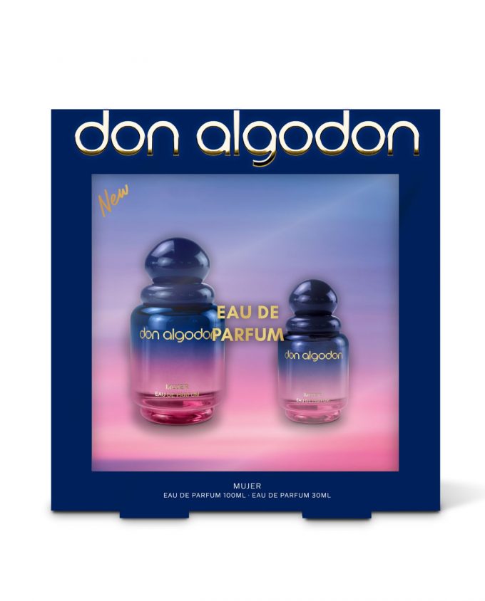 SET EAU DE PARFUM 100ML + 30ML DON ALGODON MUJER - NUEVO