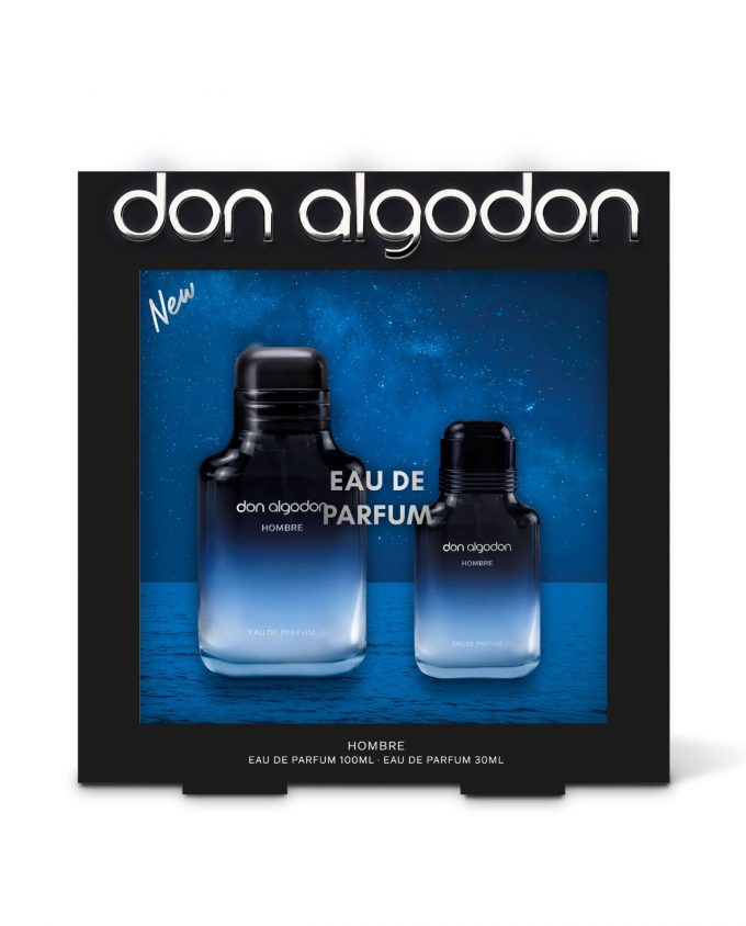 SET EAU DE PARFUM 100ML + 30ML DON ALGODON HOMBRE - NUEVO