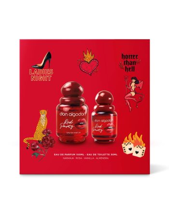don algodon set eau de parfum red party mujer